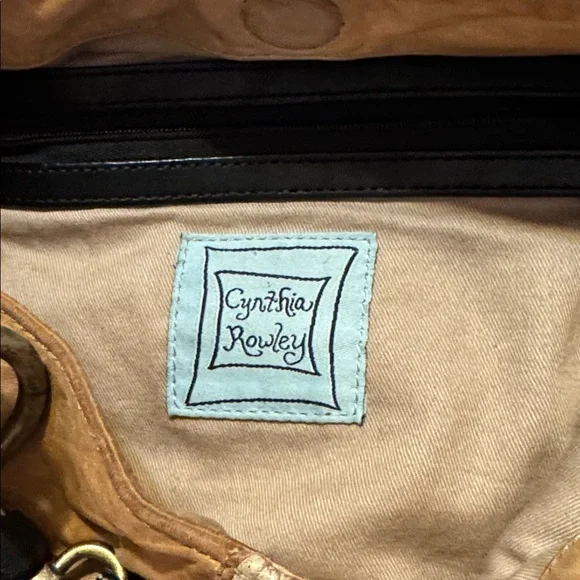 Cynthia Rowley Tan Leather Snake Women's Bag - Picture 5 of 6